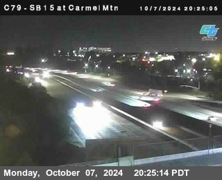 NB 15 at Carmel Mountain Rd.