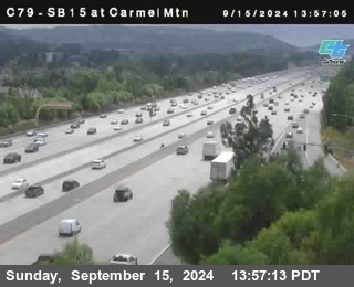 NB 15 at Carmel Mountain Rd.