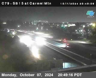 NB 15 at Carmel Mountain Rd.