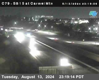 NB 15 at Carmel Mountain Rd.