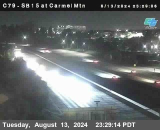 NB 15 at Carmel Mountain Rd.