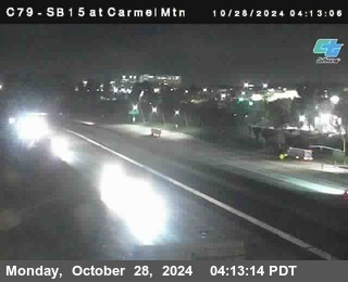 NB 15 at Carmel Mountain Rd.