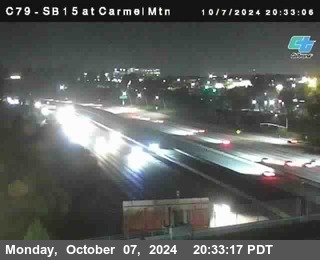 NB 15 at Carmel Mountain Rd.