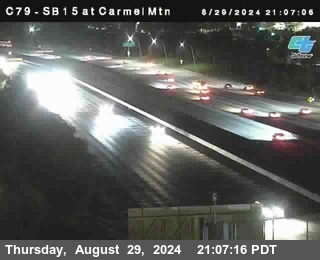 NB 15 at Carmel Mountain Rd.