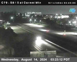 NB 15 at Carmel Mountain Rd.