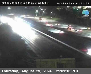 NB 15 at Carmel Mountain Rd.