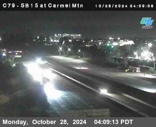 NB 15 at Carmel Mountain Rd.