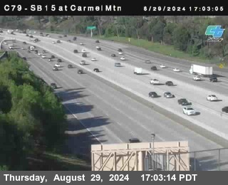 NB 15 at Carmel Mountain Rd.