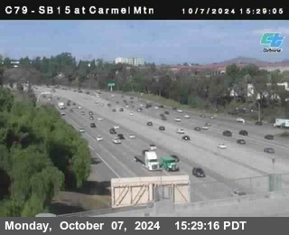 NB 15 at Carmel Mountain Rd.