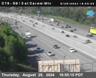 NB 15 at Carmel Mountain Rd.