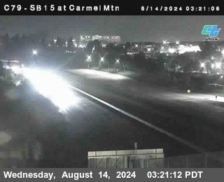 NB 15 at Carmel Mountain Rd.