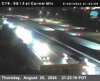 NB 15 at Carmel Mountain Rd.