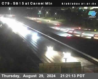 NB 15 at Carmel Mountain Rd.