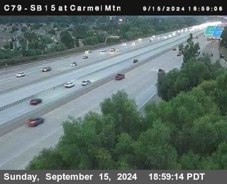 NB 15 at Carmel Mountain Rd.