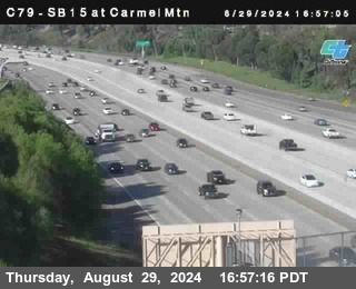 NB 15 at Carmel Mountain Rd.