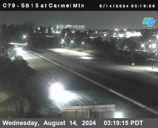 NB 15 at Carmel Mountain Rd.