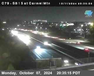 NB 15 at Carmel Mountain Rd.