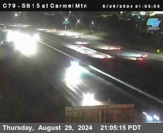 NB 15 at Carmel Mountain Rd.