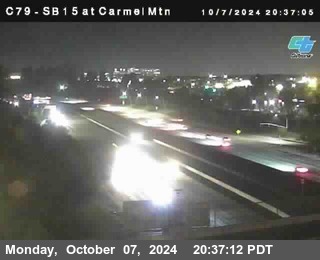 NB 15 at Carmel Mountain Rd.