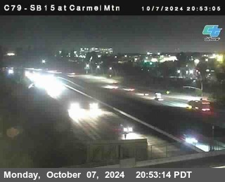 NB 15 at Carmel Mountain Rd.