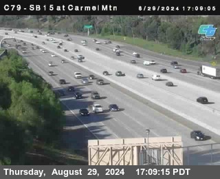 NB 15 at Carmel Mountain Rd.