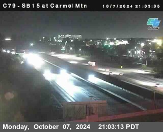 NB 15 at Carmel Mountain Rd.