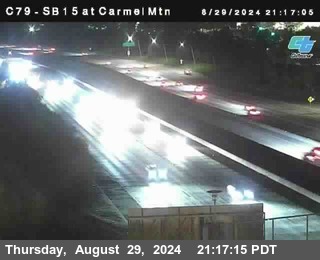 NB 15 at Carmel Mountain Rd.