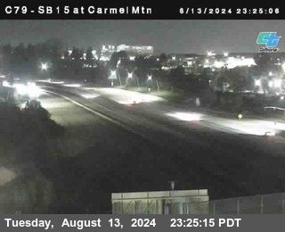 NB 15 at Carmel Mountain Rd.