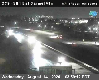 NB 15 at Carmel Mountain Rd.