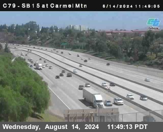 NB 15 at Carmel Mountain Rd.