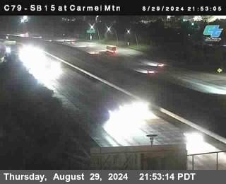 NB 15 at Carmel Mountain Rd.