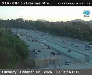 NB 15 at Carmel Mountain Rd.