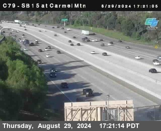 NB 15 at Carmel Mountain Rd.