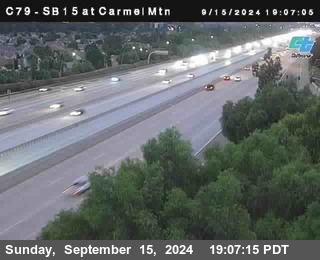 NB 15 at Carmel Mountain Rd.