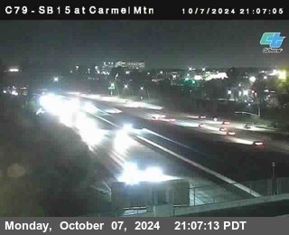 NB 15 at Carmel Mountain Rd.