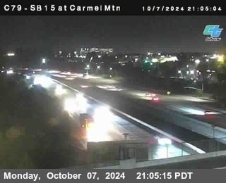 NB 15 at Carmel Mountain Rd.