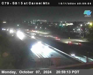 NB 15 at Carmel Mountain Rd.