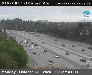 NB 15 at Carmel Mountain Rd.