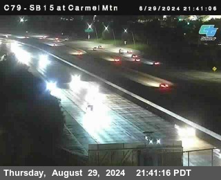 NB 15 at Carmel Mountain Rd.