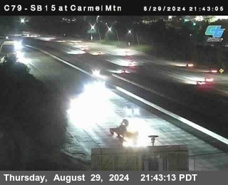 NB 15 at Carmel Mountain Rd.