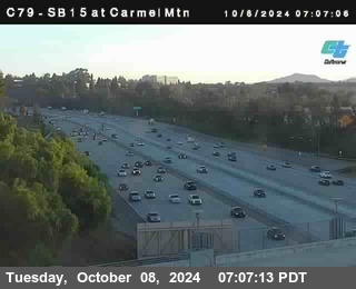 NB 15 at Carmel Mountain Rd.