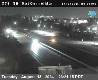 NB 15 at Carmel Mountain Rd.