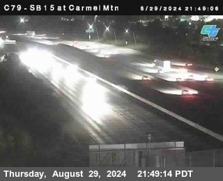 NB 15 at Carmel Mountain Rd.