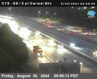 NB 15 at Carmel Mountain Rd.