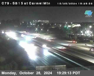 NB 15 at Carmel Mountain Rd.