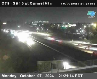 NB 15 at Carmel Mountain Rd.