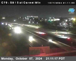 NB 15 at Carmel Mountain Rd.