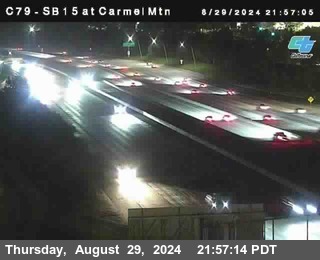 NB 15 at Carmel Mountain Rd.