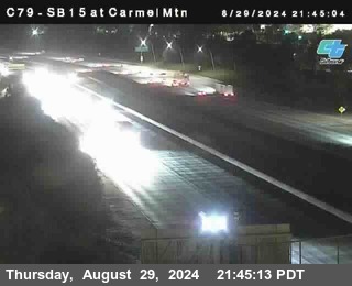 NB 15 at Carmel Mountain Rd.