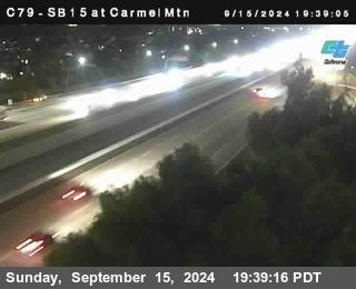 NB 15 at Carmel Mountain Rd.